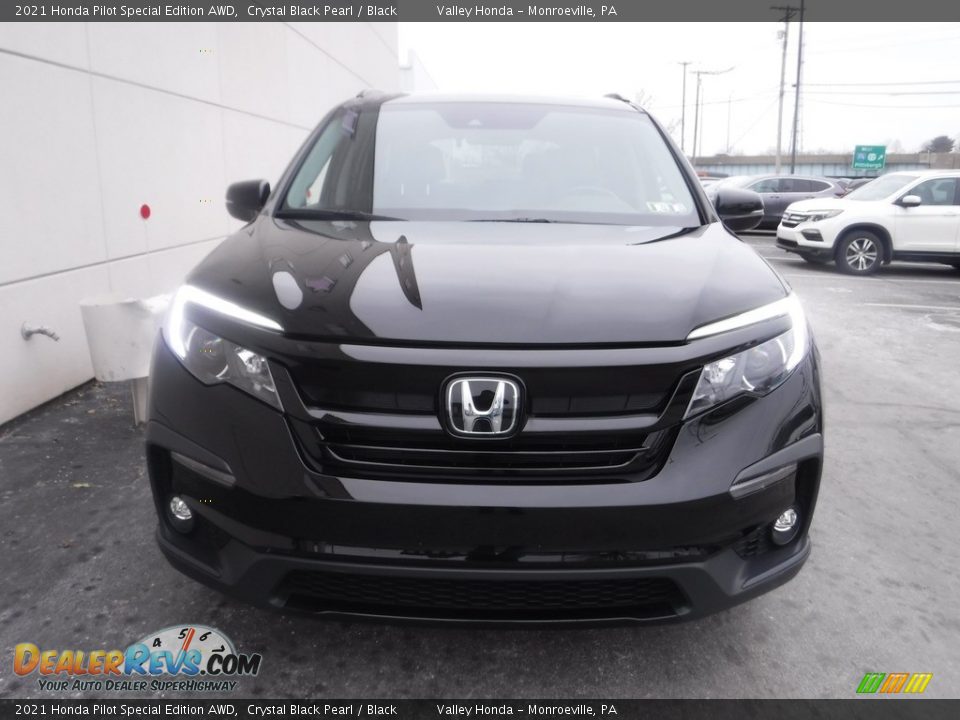 2021 Honda Pilot Special Edition AWD Crystal Black Pearl / Black Photo #4