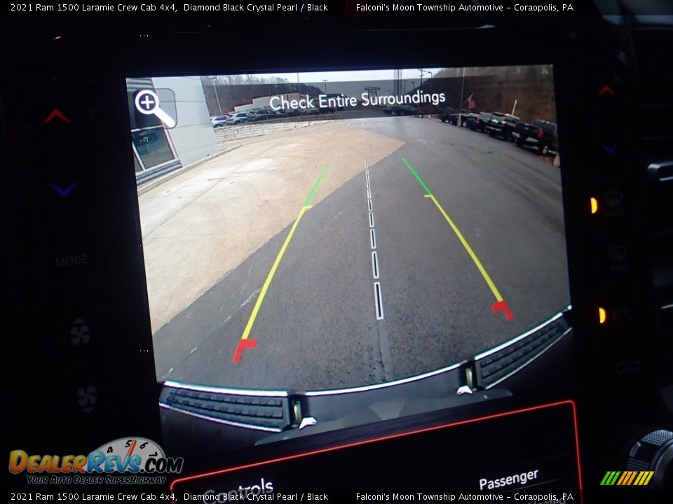2021 Ram 1500 Laramie Crew Cab 4x4 Diamond Black Crystal Pearl / Black Photo #29