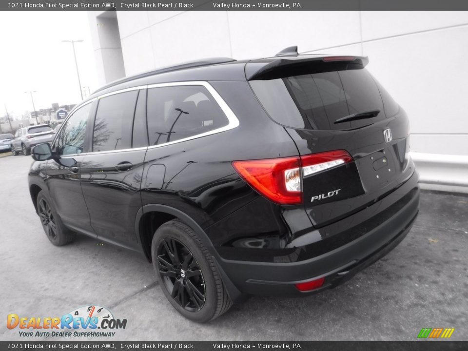 2021 Honda Pilot Special Edition AWD Crystal Black Pearl / Black Photo #8