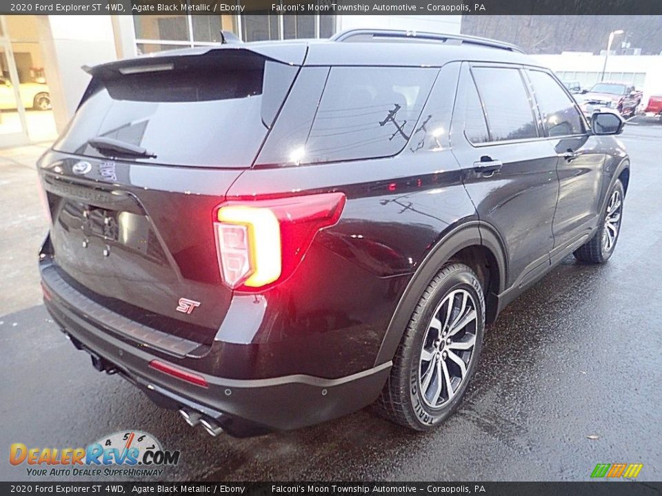 2020 Ford Explorer ST 4WD Agate Black Metallic / Ebony Photo #2