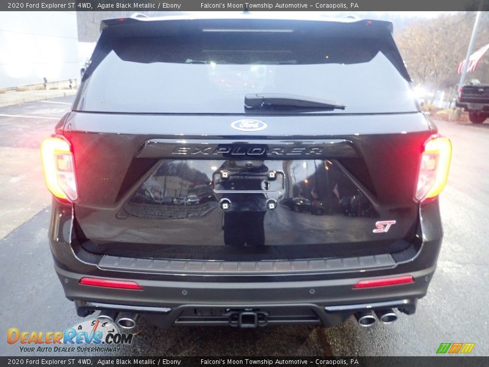 2020 Ford Explorer ST 4WD Agate Black Metallic / Ebony Photo #3