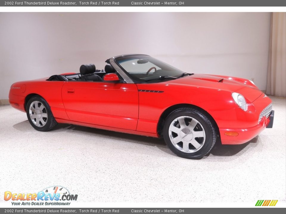 2002 Ford Thunderbird Deluxe Roadster Torch Red / Torch Red Photo #1