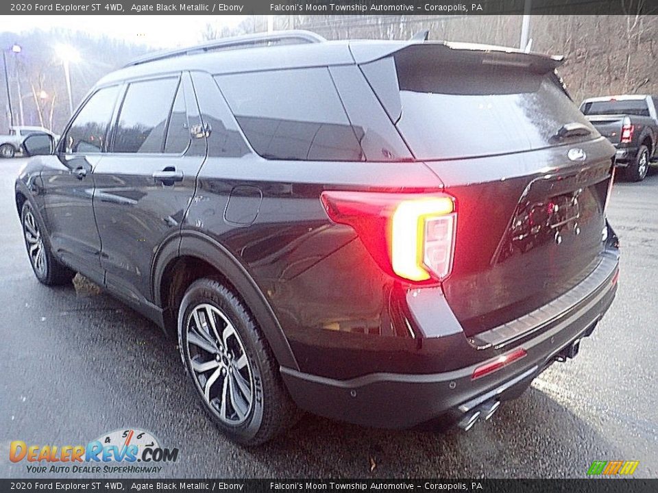 2020 Ford Explorer ST 4WD Agate Black Metallic / Ebony Photo #5