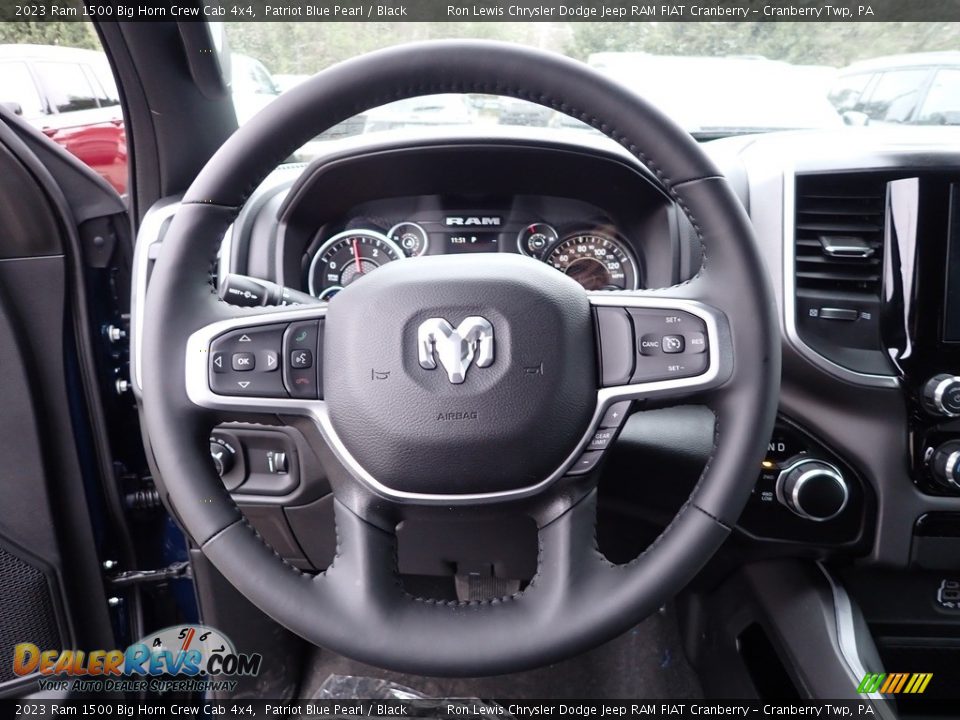 2023 Ram 1500 Big Horn Crew Cab 4x4 Steering Wheel Photo #18