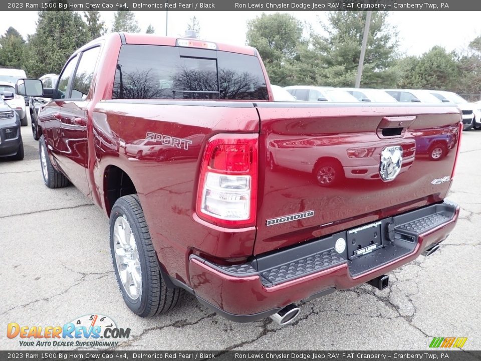 2023 Ram 1500 Big Horn Crew Cab 4x4 Delmonico Red Pearl / Black Photo #3