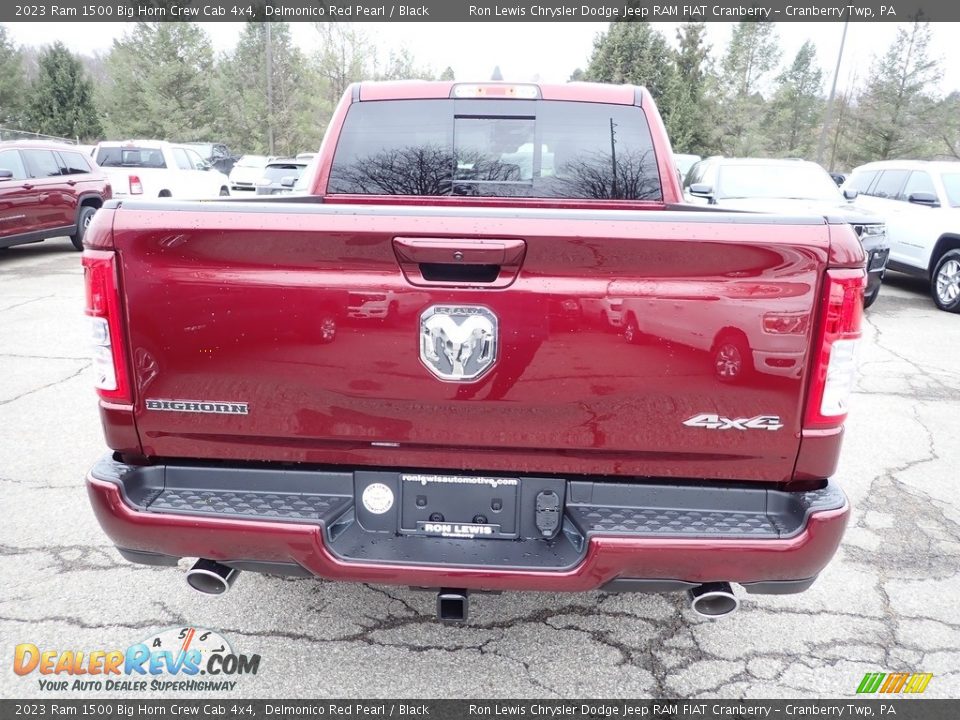 2023 Ram 1500 Big Horn Crew Cab 4x4 Delmonico Red Pearl / Black Photo #4