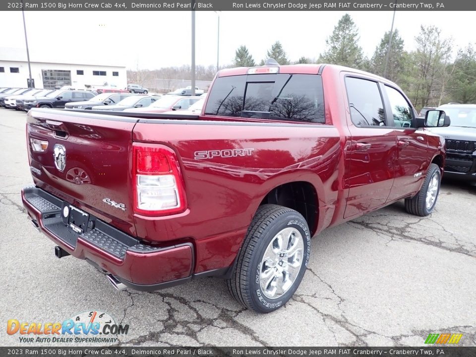 2023 Ram 1500 Big Horn Crew Cab 4x4 Delmonico Red Pearl / Black Photo #5