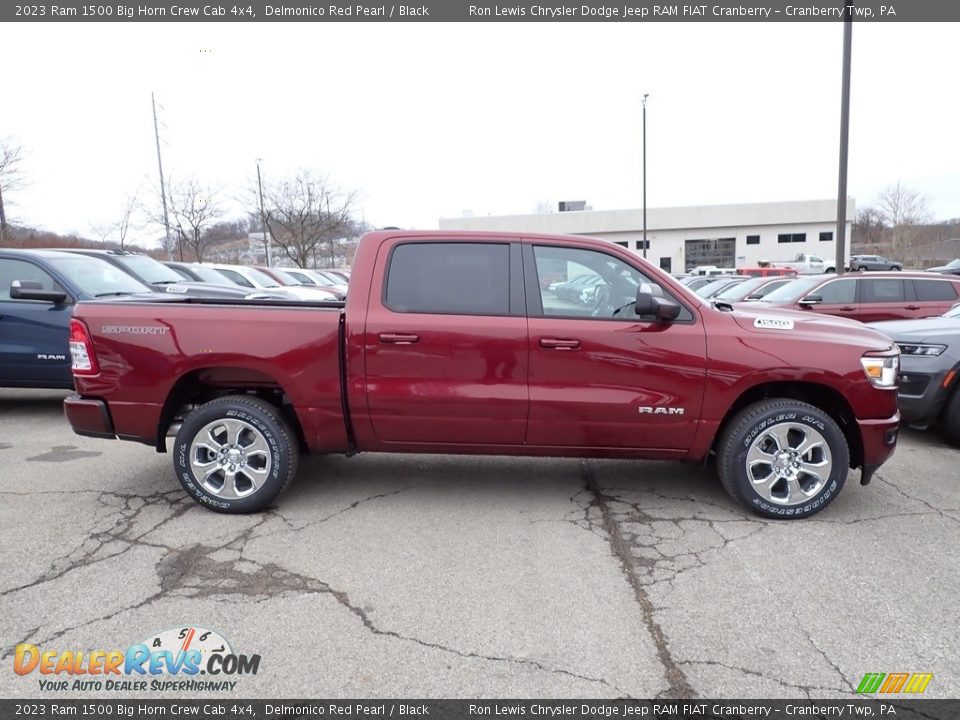 2023 Ram 1500 Big Horn Crew Cab 4x4 Delmonico Red Pearl / Black Photo #6