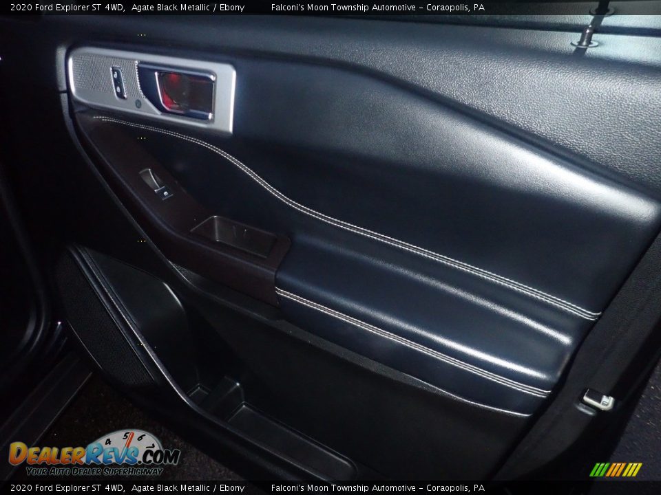 2020 Ford Explorer ST 4WD Agate Black Metallic / Ebony Photo #16