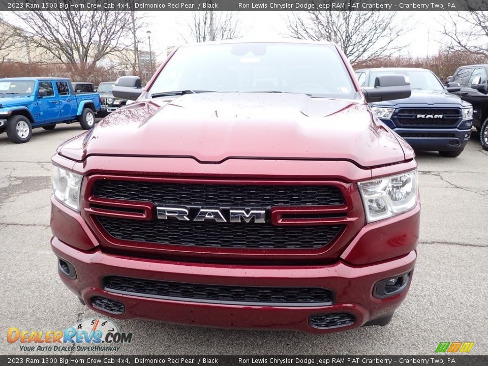 2023 Ram 1500 Big Horn Crew Cab 4x4 Delmonico Red Pearl / Black Photo #8