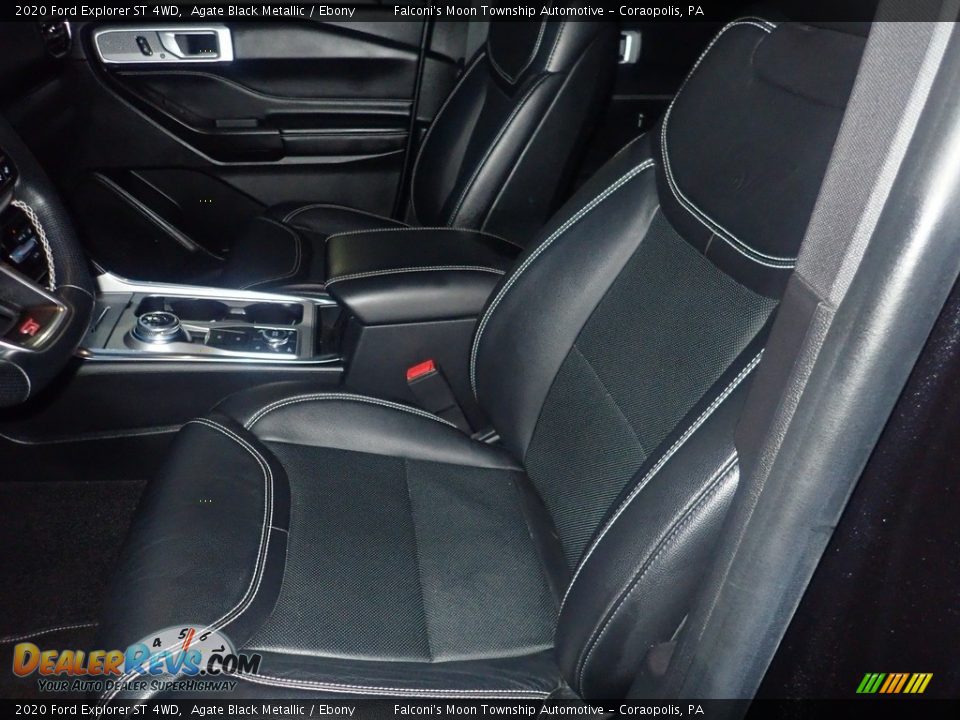 2020 Ford Explorer ST 4WD Agate Black Metallic / Ebony Photo #19