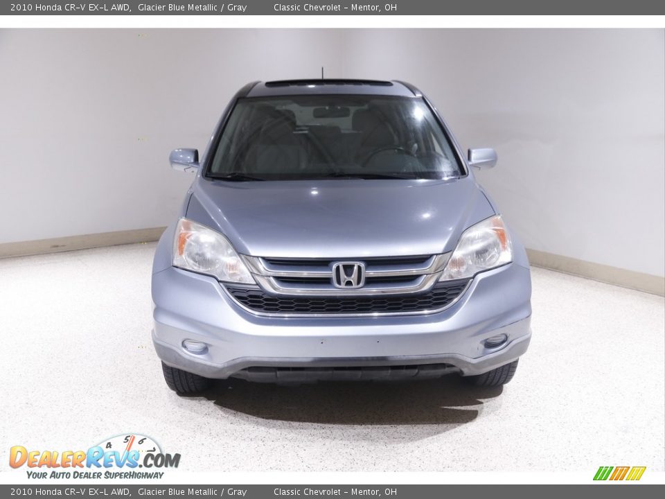2010 Honda CR-V EX-L AWD Glacier Blue Metallic / Gray Photo #2