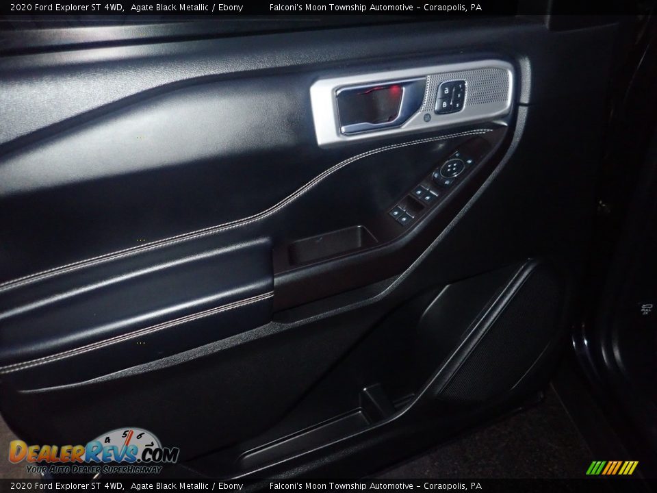 2020 Ford Explorer ST 4WD Agate Black Metallic / Ebony Photo #23