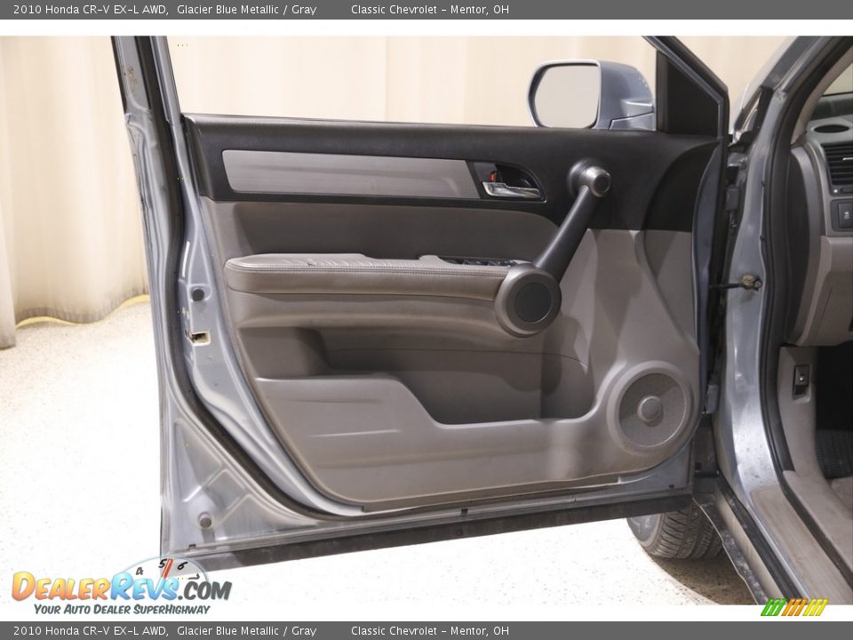 2010 Honda CR-V EX-L AWD Glacier Blue Metallic / Gray Photo #4
