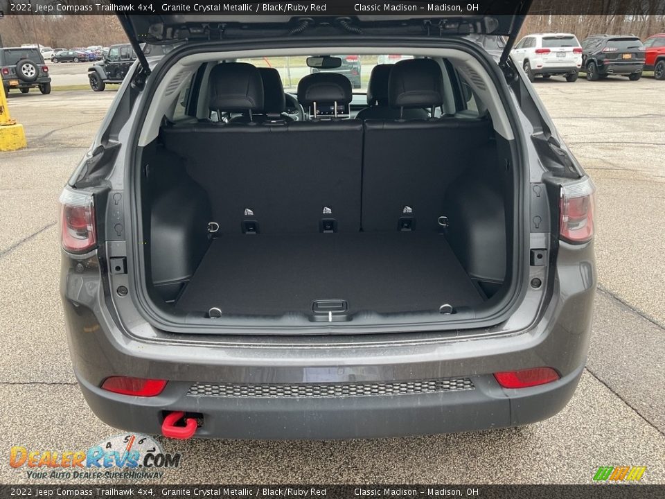 2022 Jeep Compass Trailhawk 4x4 Granite Crystal Metallic / Black/Ruby Red Photo #9