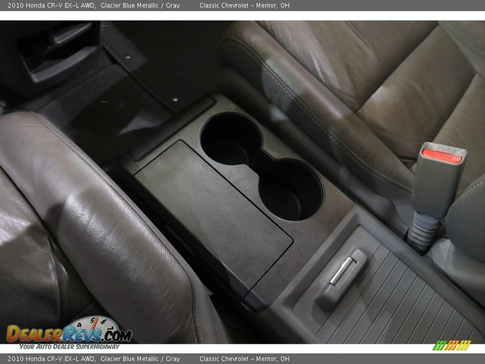 2010 Honda CR-V EX-L AWD Glacier Blue Metallic / Gray Photo #11