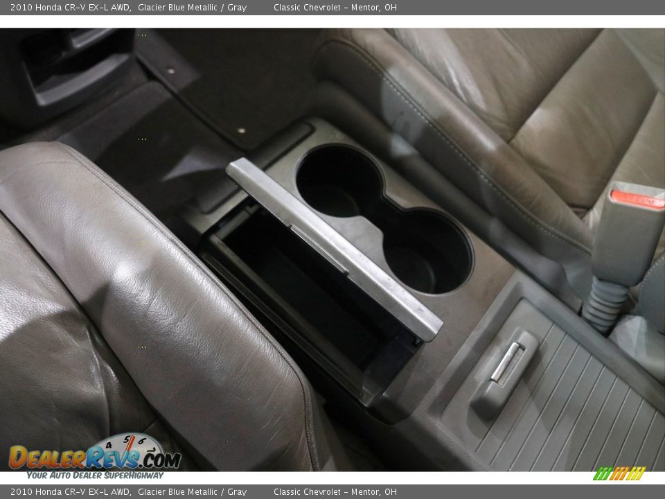 2010 Honda CR-V EX-L AWD Glacier Blue Metallic / Gray Photo #12