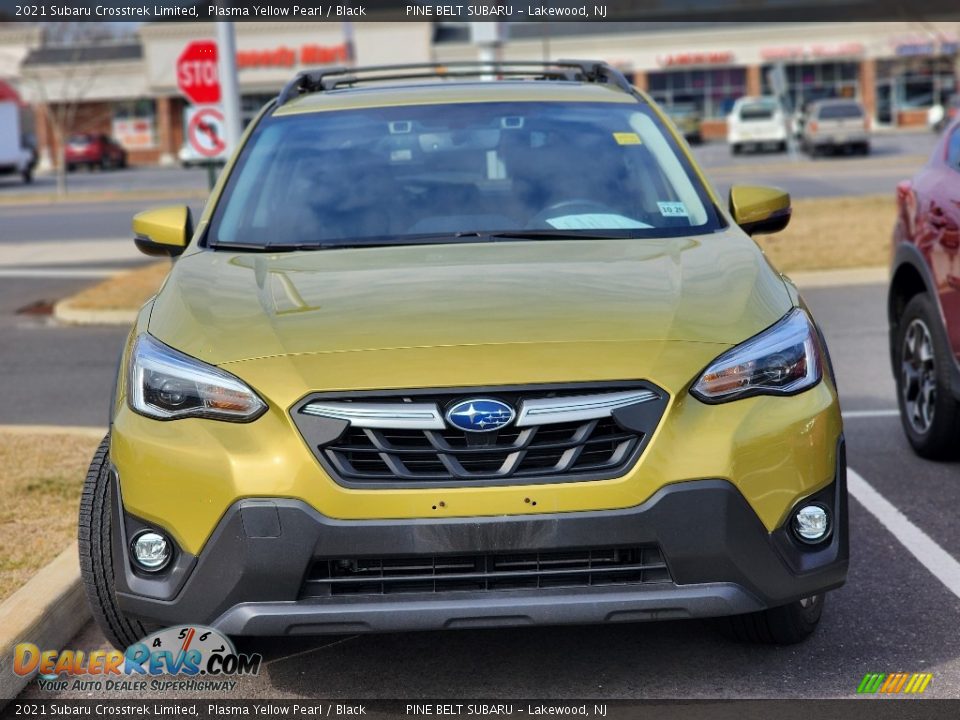 2021 Subaru Crosstrek Limited Plasma Yellow Pearl / Black Photo #2