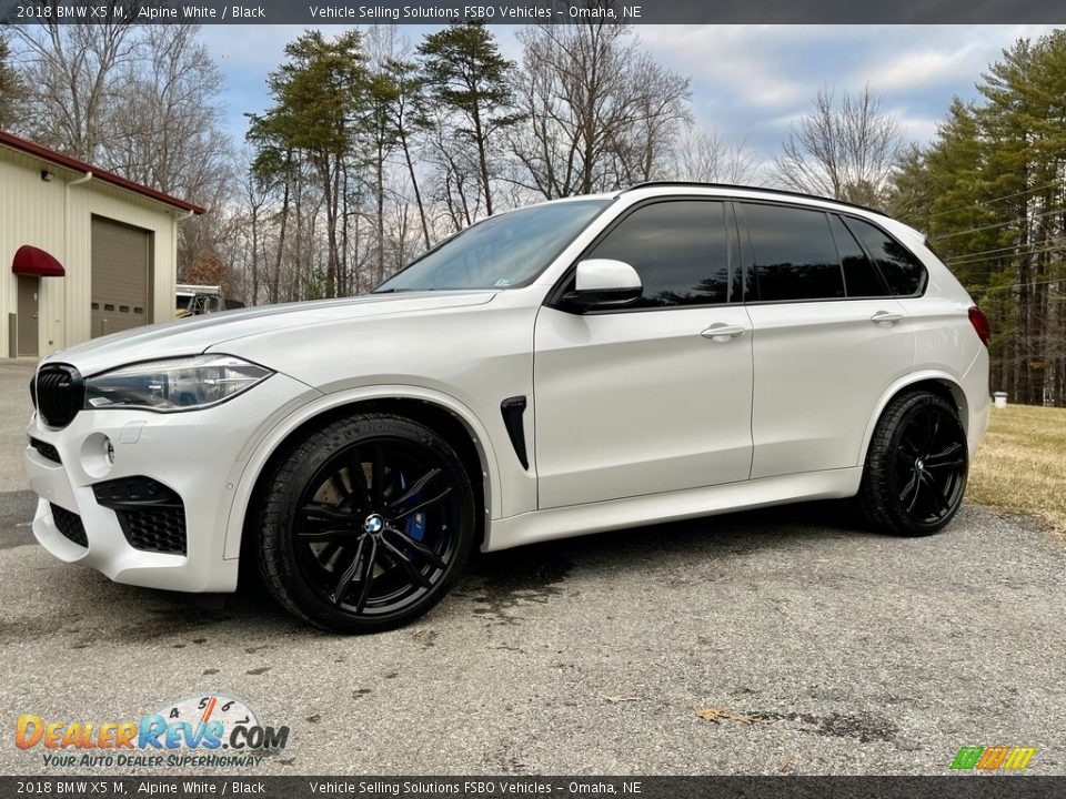 2018 BMW X5 M Alpine White / Black Photo #1
