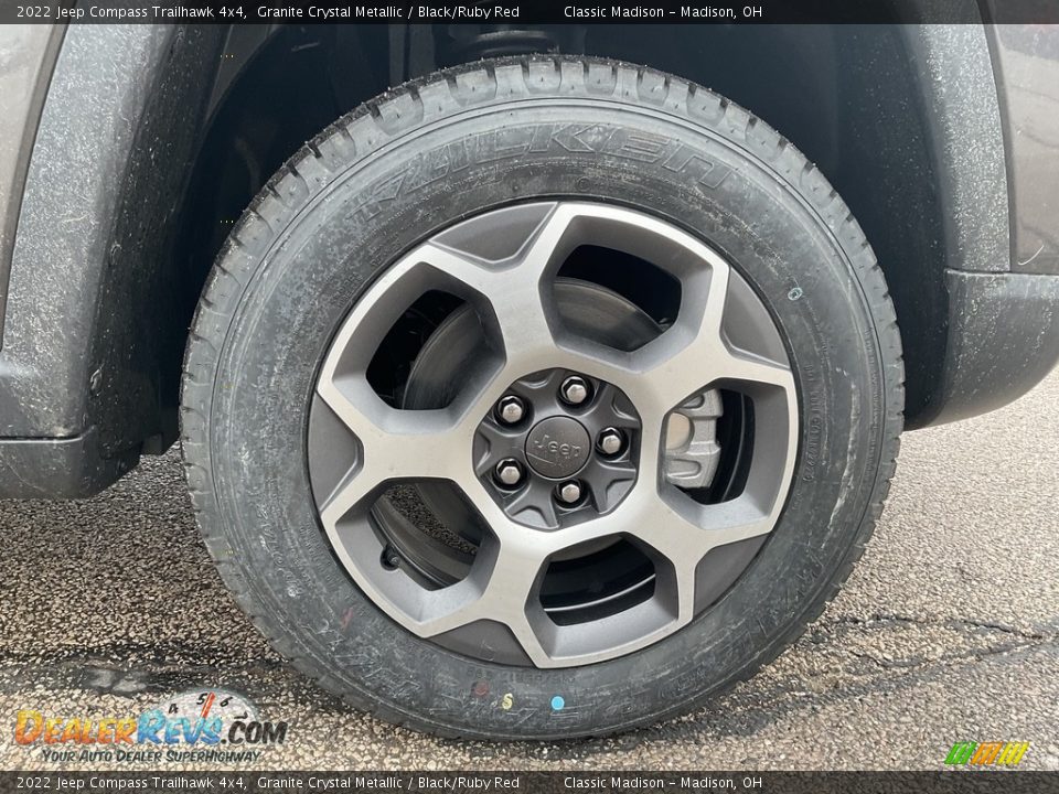 2022 Jeep Compass Trailhawk 4x4 Granite Crystal Metallic / Black/Ruby Red Photo #13