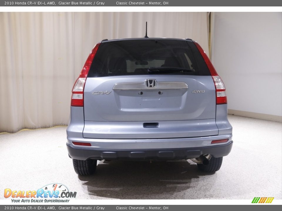 2010 Honda CR-V EX-L AWD Glacier Blue Metallic / Gray Photo #16