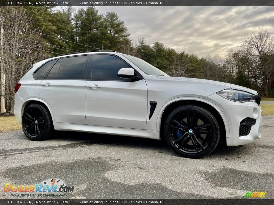 2018 BMW X5 M Alpine White / Black Photo #2