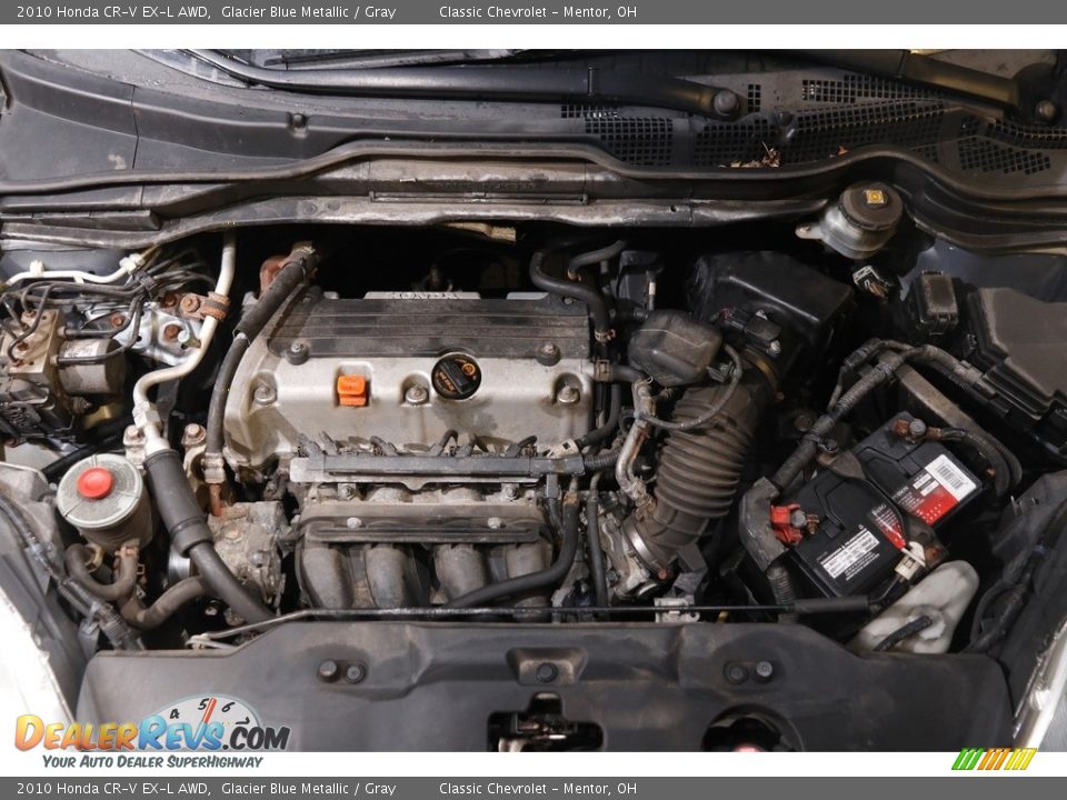 2010 Honda CR-V EX-L AWD Glacier Blue Metallic / Gray Photo #17