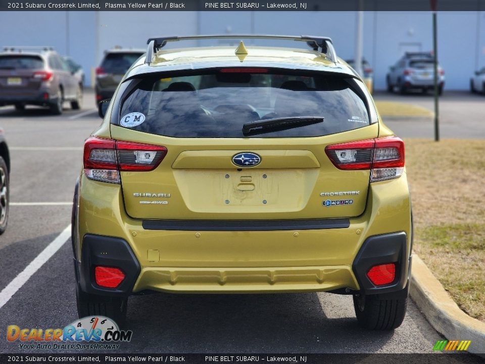 2021 Subaru Crosstrek Limited Plasma Yellow Pearl / Black Photo #7