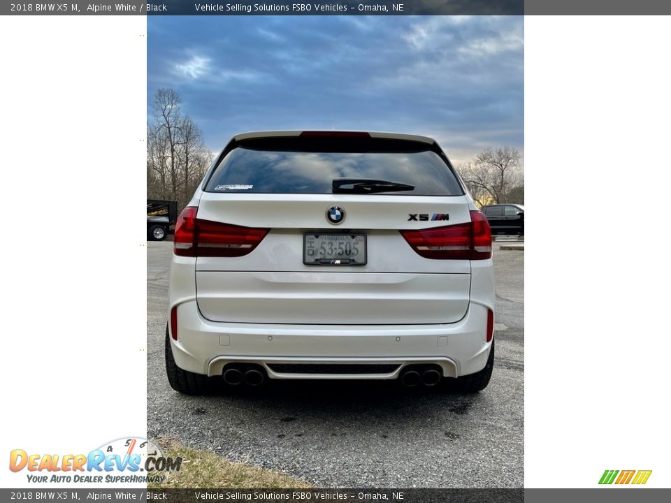 2018 BMW X5 M Alpine White / Black Photo #5