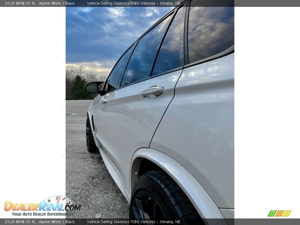 2018 BMW X5 M Alpine White / Black Photo #6