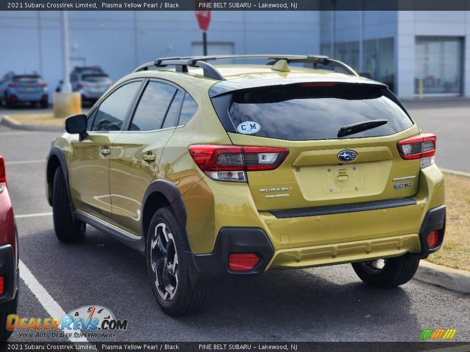 2021 Subaru Crosstrek Limited Plasma Yellow Pearl / Black Photo #8