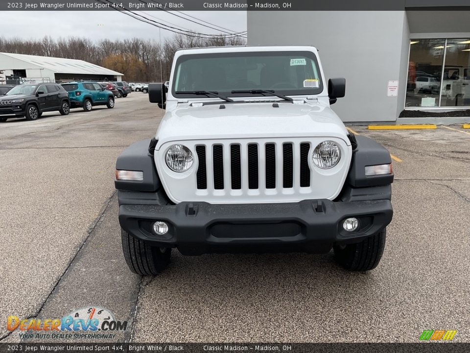 2023 Jeep Wrangler Unlimited Sport 4x4 Bright White / Black Photo #2