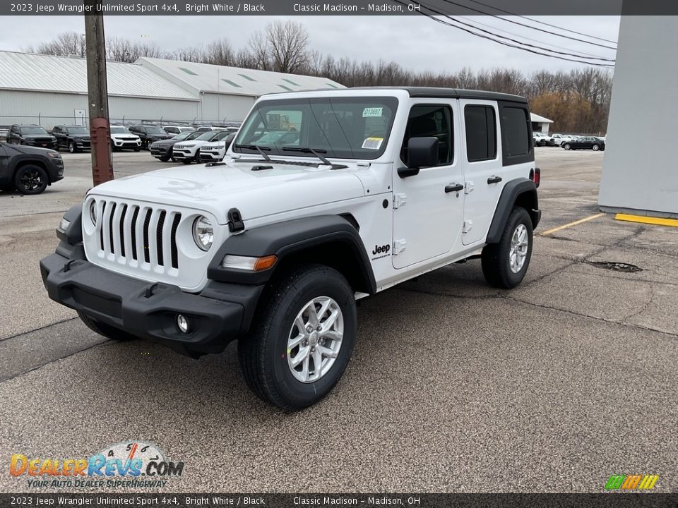 2023 Jeep Wrangler Unlimited Sport 4x4 Bright White / Black Photo #3