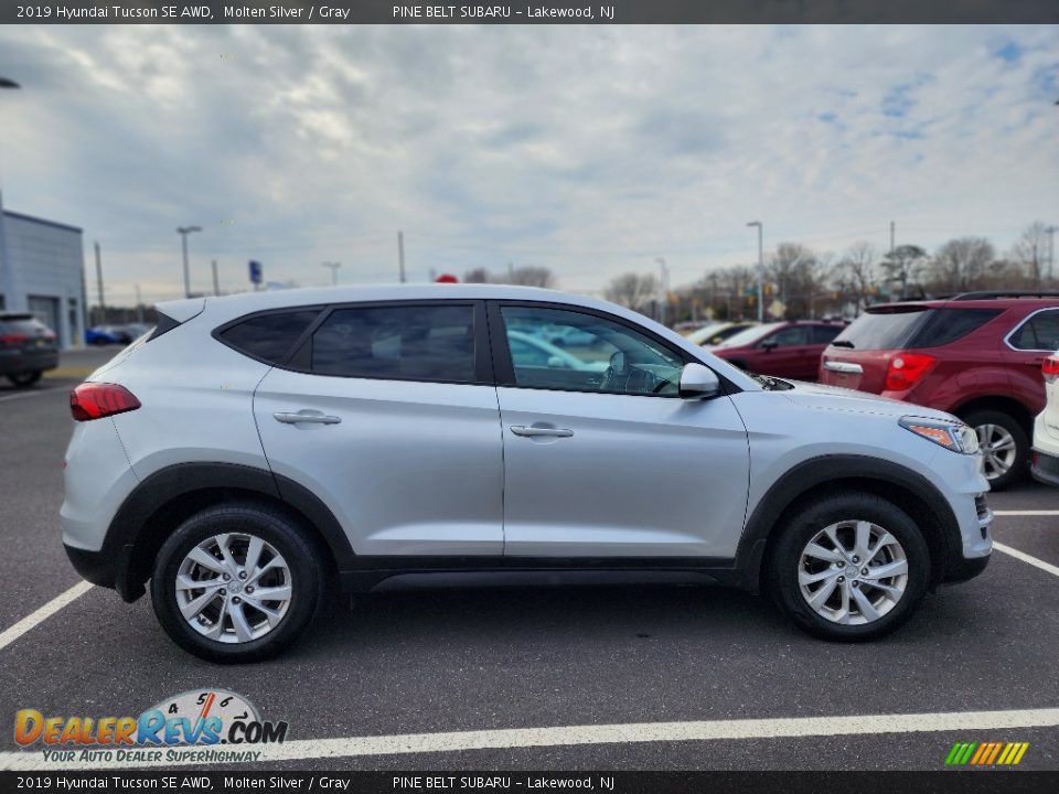 2019 Hyundai Tucson SE AWD Molten Silver / Gray Photo #3