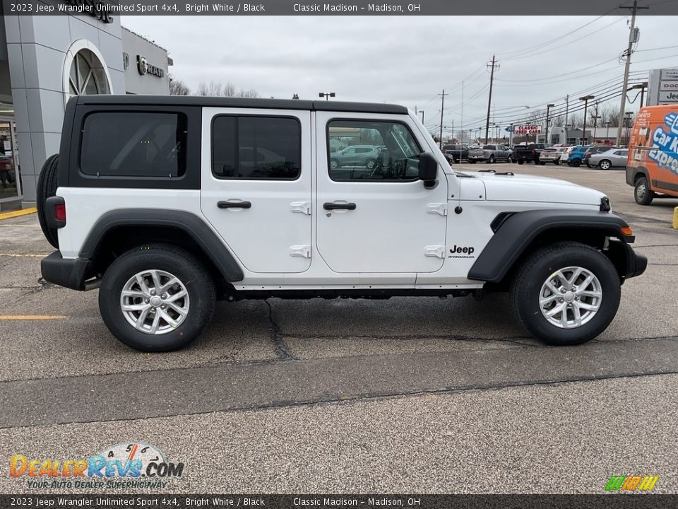 Bright White 2023 Jeep Wrangler Unlimited Sport 4x4 Photo #5