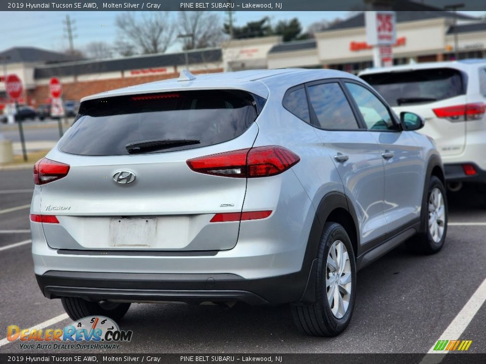 2019 Hyundai Tucson SE AWD Molten Silver / Gray Photo #4
