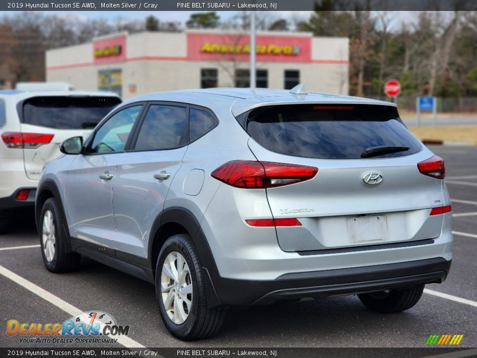 2019 Hyundai Tucson SE AWD Molten Silver / Gray Photo #7