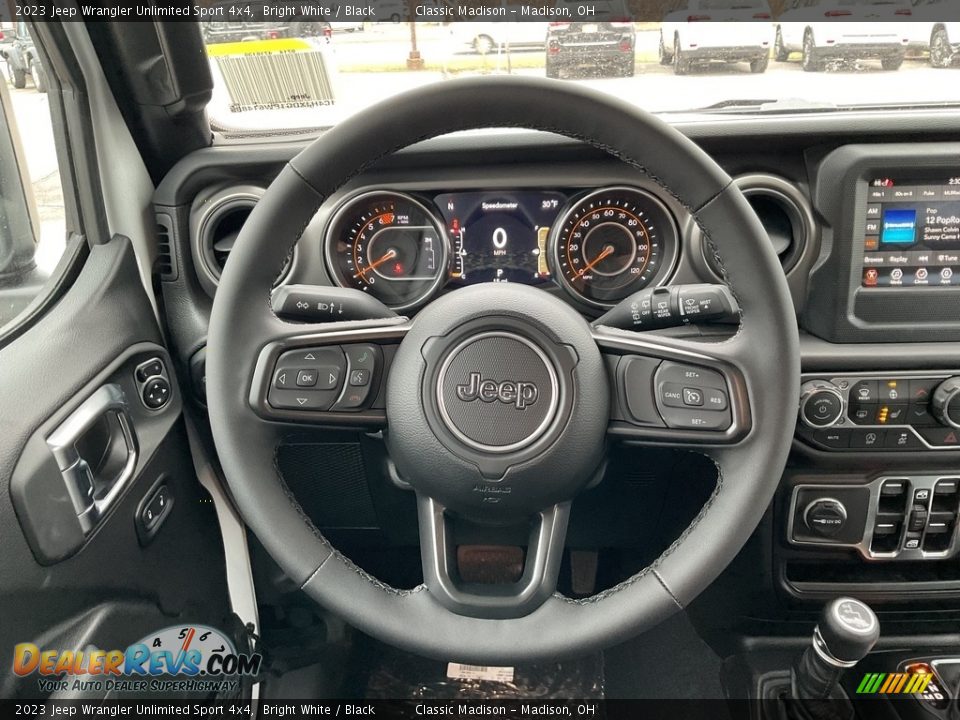 2023 Jeep Wrangler Unlimited Sport 4x4 Steering Wheel Photo #10