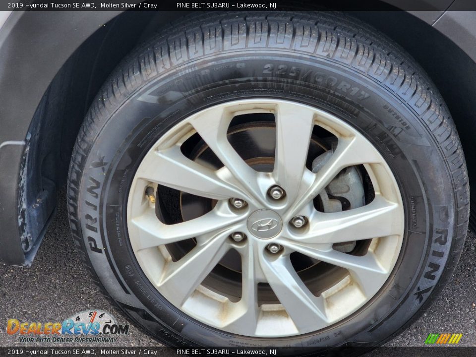 2019 Hyundai Tucson SE AWD Molten Silver / Gray Photo #9
