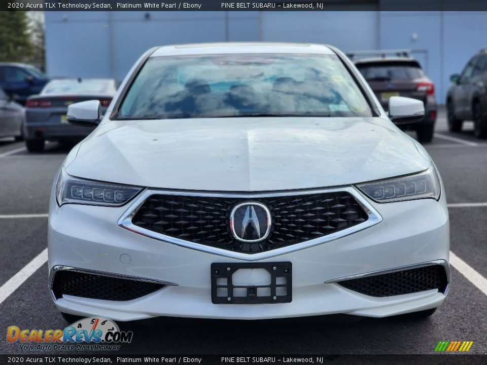 2020 Acura TLX Technology Sedan Platinum White Pearl / Ebony Photo #2