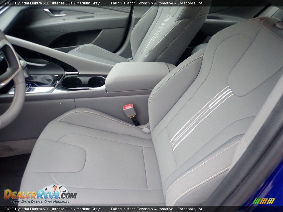 2023 Hyundai Elantra SEL Intense Blue / Medium Gray Photo #11