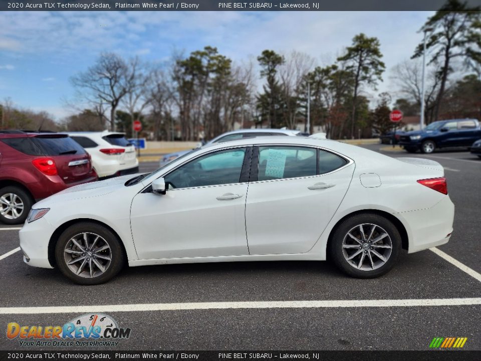 Platinum White Pearl 2020 Acura TLX Technology Sedan Photo #9