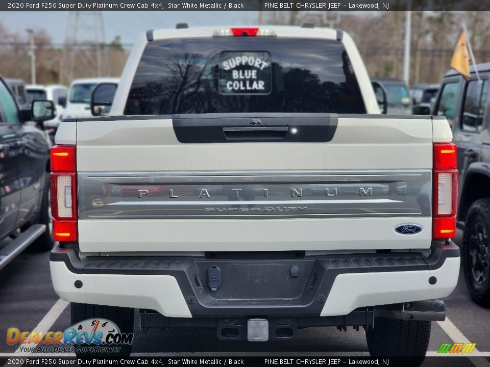 2020 Ford F250 Super Duty Platinum Crew Cab 4x4 Star White Metallic / Black Photo #8