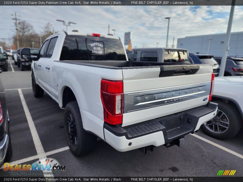 2020 Ford F250 Super Duty Platinum Crew Cab 4x4 Star White Metallic / Black Photo #9