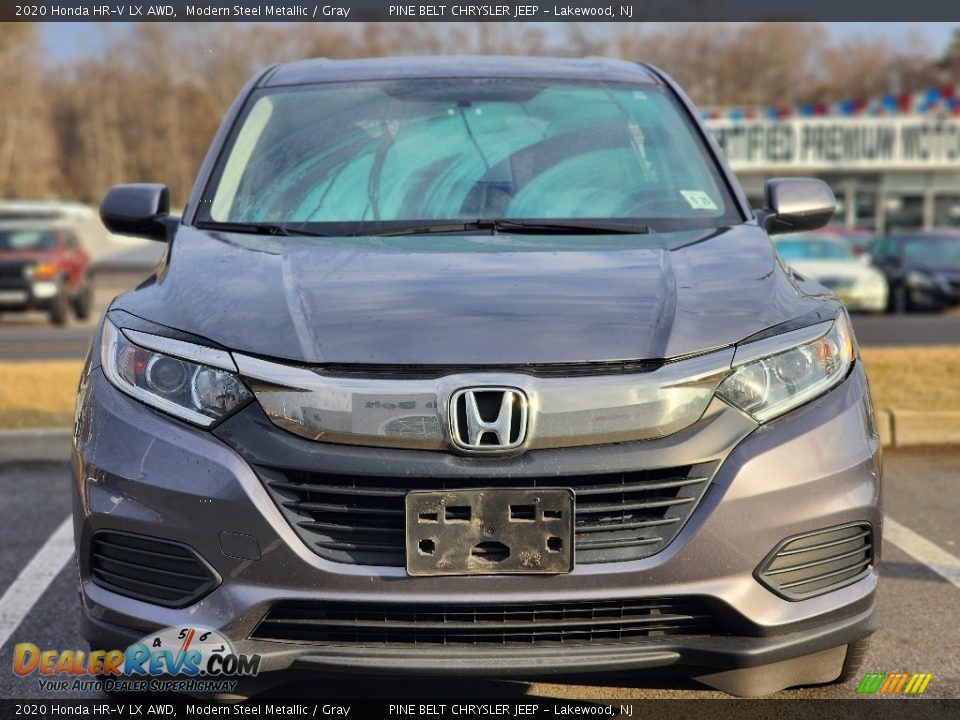 2020 Honda HR-V LX AWD Modern Steel Metallic / Gray Photo #2
