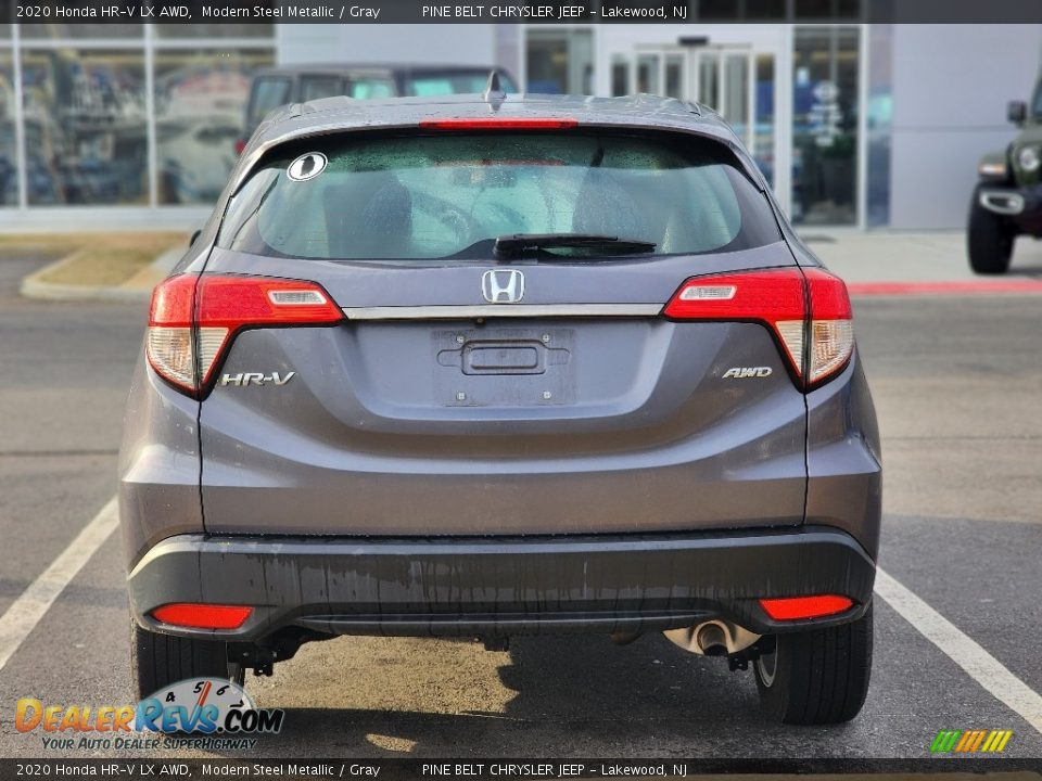 2020 Honda HR-V LX AWD Modern Steel Metallic / Gray Photo #7