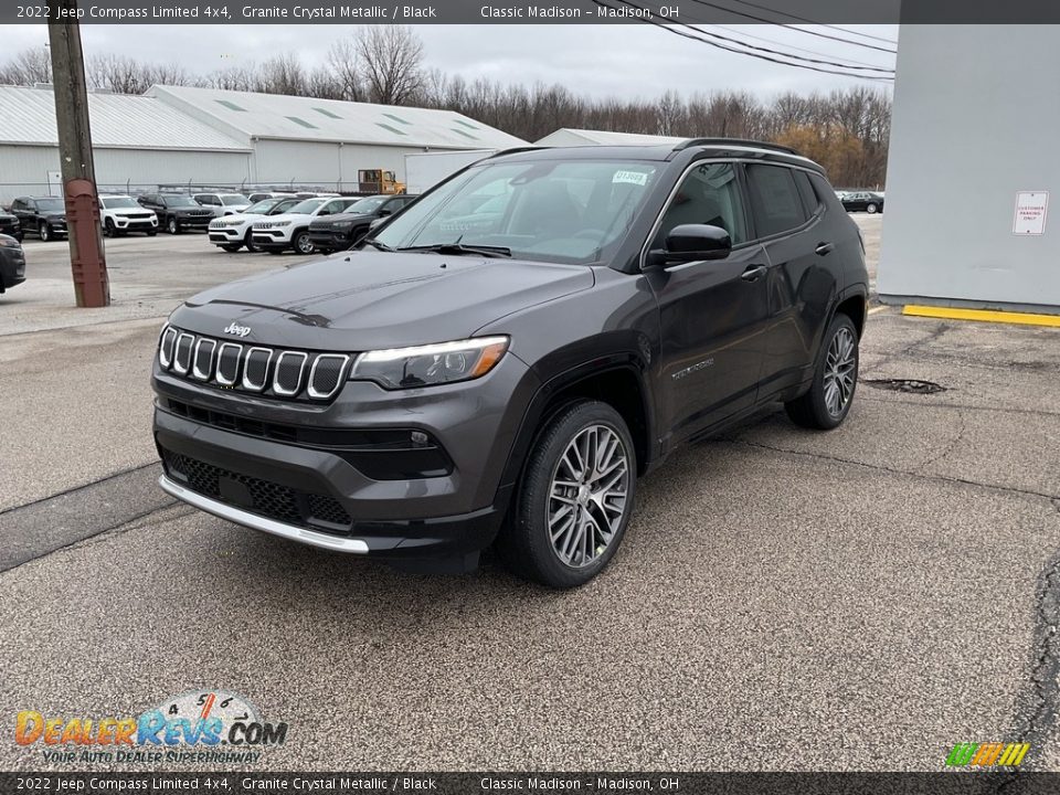 2022 Jeep Compass Limited 4x4 Granite Crystal Metallic / Black Photo #3