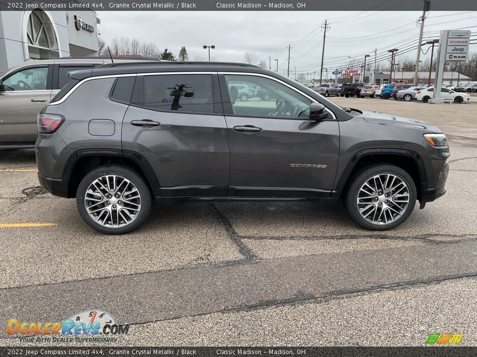 2022 Jeep Compass Limited 4x4 Granite Crystal Metallic / Black Photo #5