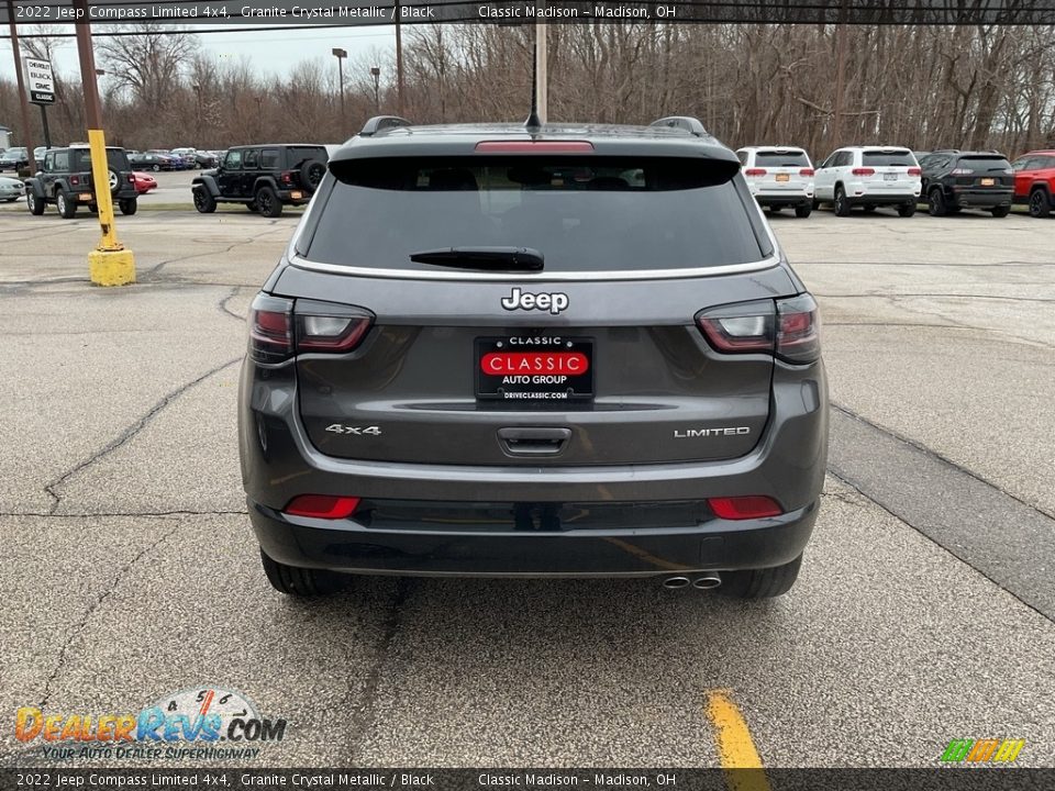 2022 Jeep Compass Limited 4x4 Granite Crystal Metallic / Black Photo #6