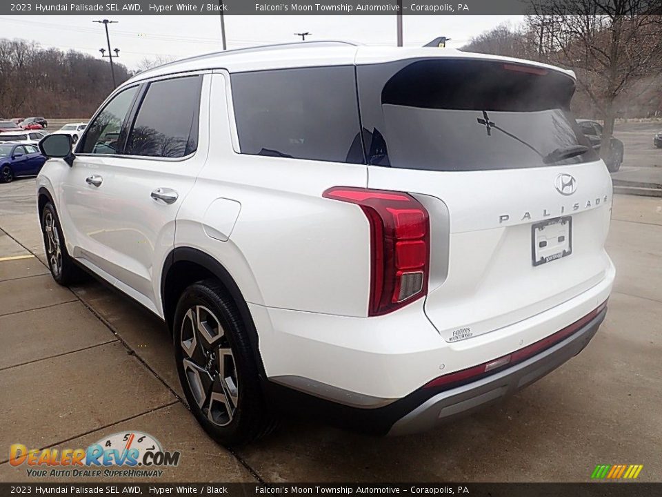 2023 Hyundai Palisade SEL AWD Hyper White / Black Photo #5